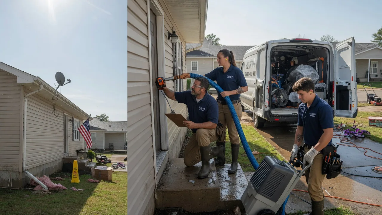 Ceiling Water Damage Restoration in Greenwood, MO near me